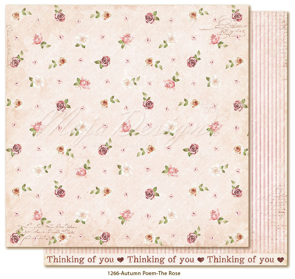 Maja Design - Autumn Poem - Collection Pack m/monochrome ark - 12 x 12"