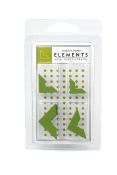 American Crafts: Photo Corners Leaf