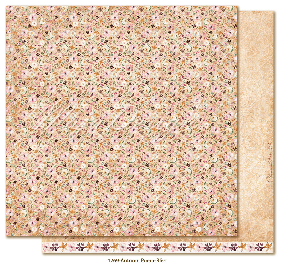 Maja Design - Autumn Poem - Collection Pack m/monochrome ark - 12 x 12"