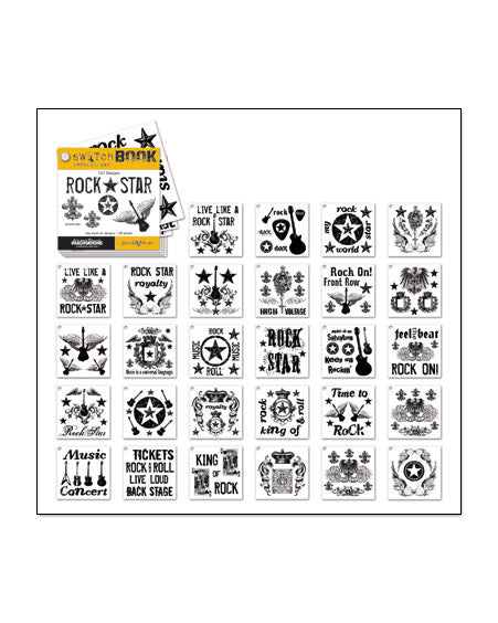 Creative Imaginations: Swatch Book Rock Star