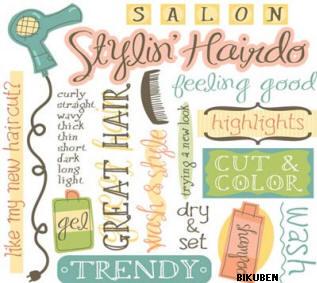 Karen Foster: Frisør rub-ons