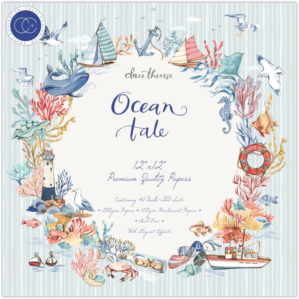 Craft Consortium - Ocean Tale - Paper Pad 12 x 12"