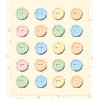 K & Company: Button Brads