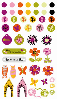 SEI: Kitty's place epoxy stickers