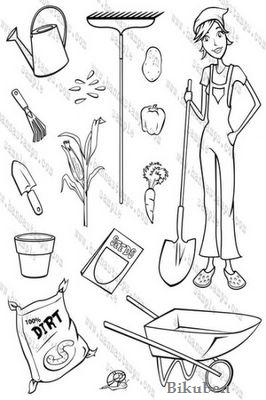 Hanna Stamps: GARDEN Clear Stamp Set