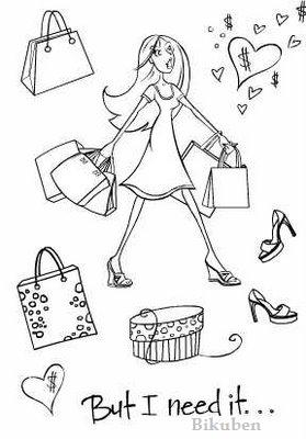 Hanna Stamps: But I Need It, Clear Stamp Set