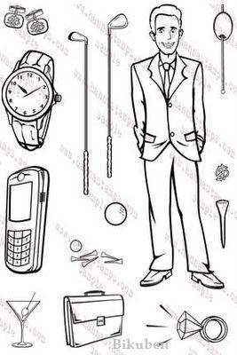 Hanna Stamps: Anthony, Clear Stamp Set