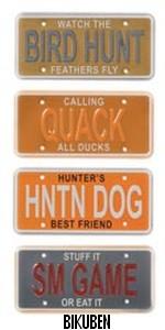 Karen Foster: License Plates Bird Hunting