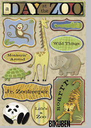 Karen Foster: Day at the zoo Stickers