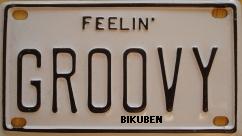 Metallskilt Groovy