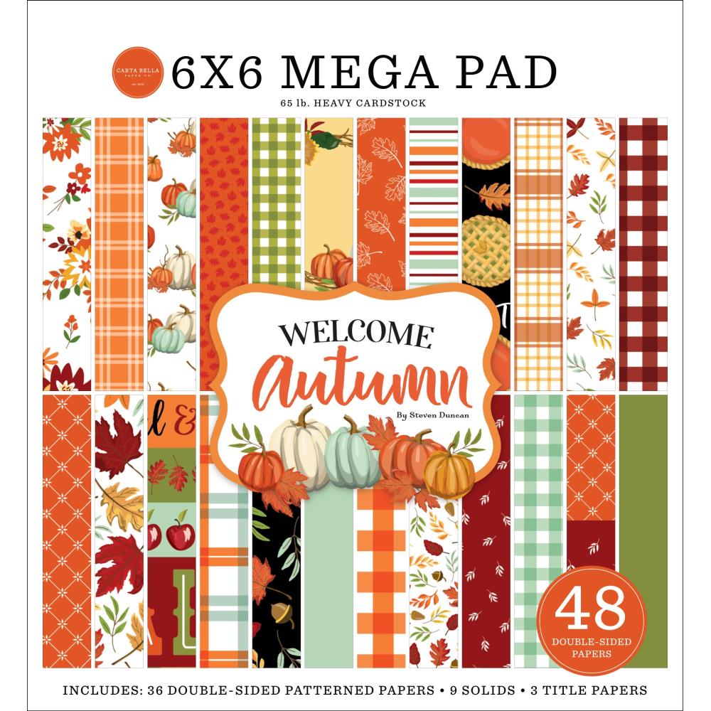 Carta Bella - Welcome Autumn -  Mega Paper Pad - 6 x 6"