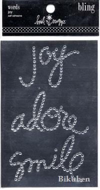 Heidi Swapp: Words Joy  Bling