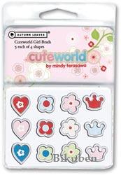 Autumn Leaves: Cuteworld Brads Girl