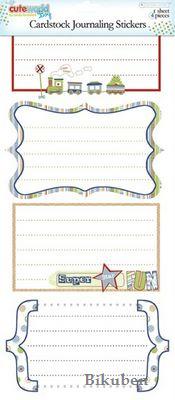 Autumn Leaves: Cuteworld Boy - Journaling Stickers