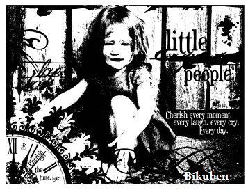 Cornish H Farm: Little People Collage (Halvmontert)