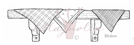 Magnolia: Hylla med Handdukar