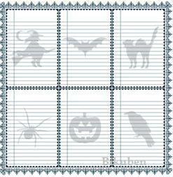 Theresa Collins: Spooktacular - Spooky Cards 8 x 8"
