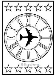 Teresa Collins: PLANE  Cling Mounted Stamp