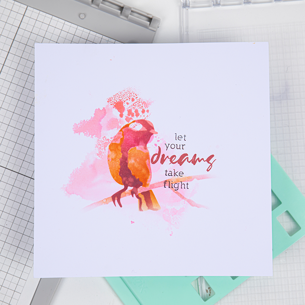 Sizzix - Pete Huges - Clear Stamp - Sunnyside 3