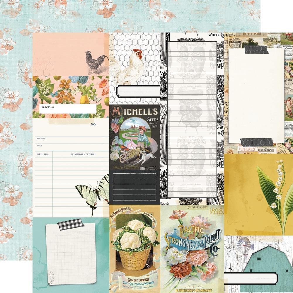 Simple Stories - Farmhouse Garden - Journal Elements - 12x12"