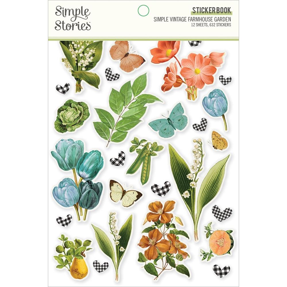 Simple Stories - Farmhouse Garden - Sticker Book
