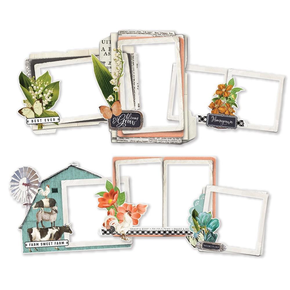 Simple Stories - Farmhouse Garden - Chipboard Frames