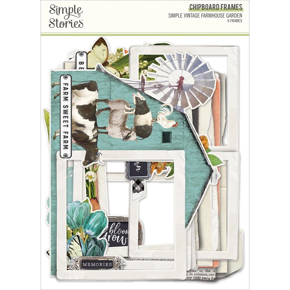 Simple Stories - Farmhouse Garden - Chipboard Frames