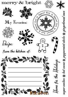 October Afternoon: Home for the Holidays  Clear Stamps