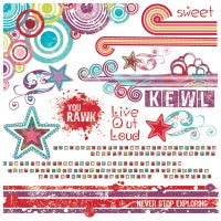 Fancy Pants Rub-ons KEWL