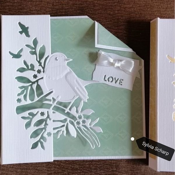 Jeanine Art - Dies - Happy Birds - Bird Edge