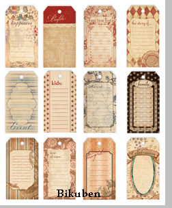 7 Gypsies: Savannah Real Tags Set