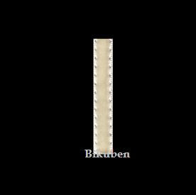 Maya Road: Double Stitched Velvet - Cream Ribbon 1 meter