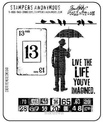 Tim Holtz Collection: Creative Muse - Stamp