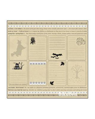 Creative Imaginations: Trickery Sticker Sheet   12 x 12"