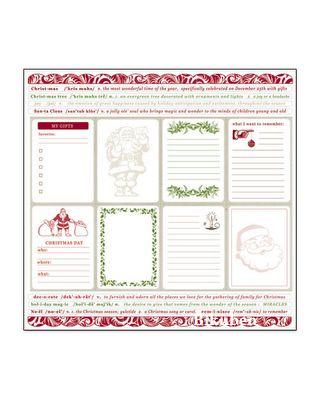 Creative Imaginations: Noel Sticker Sheet    12 x 12"