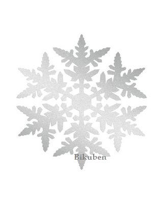 Creative Imaginations: Glisten Snowflake 12 x12"