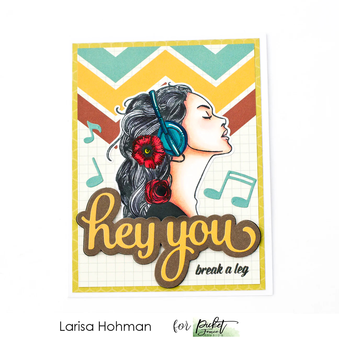 Picket Fence - Clear Stamp - Beautiful Girls - Madelyn