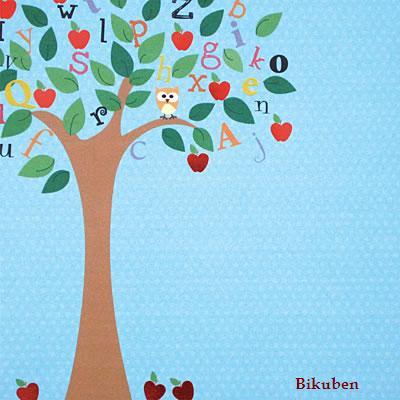 DCWV:Grade School - Foil Learning Tree 12 x 12"