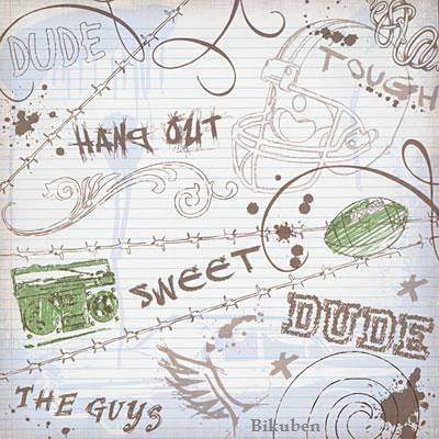 DCWV:High School - School Boy 12 x 12"