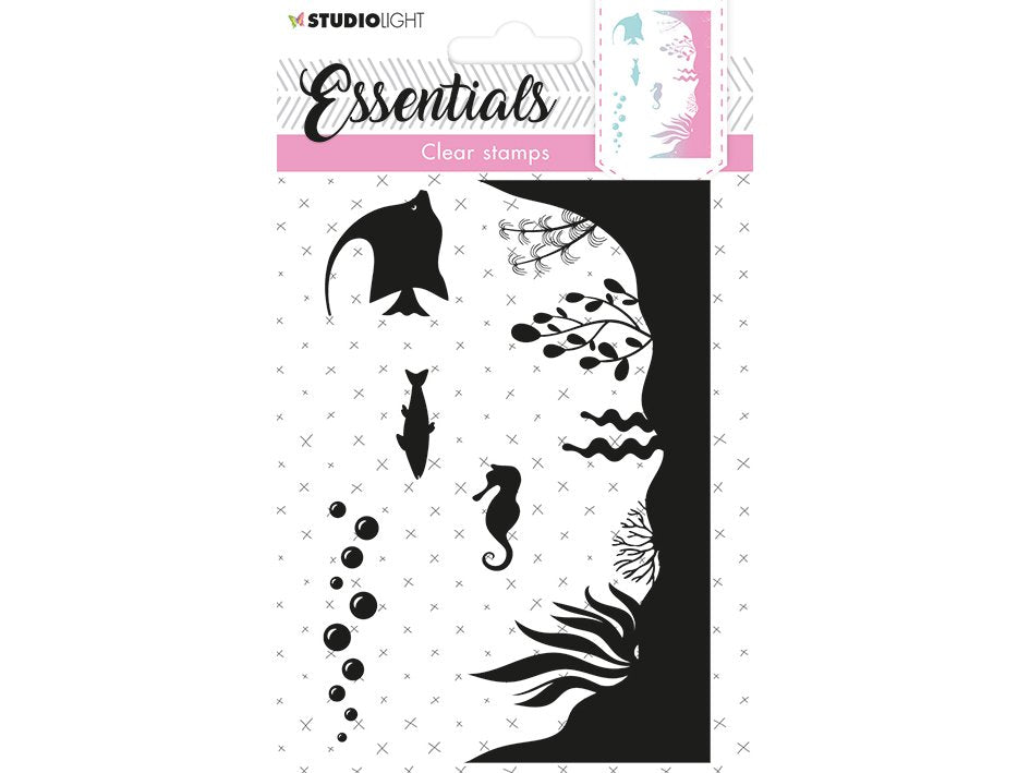 Studiolight Essentials Clear Stamps – Silhouette Aquarium
