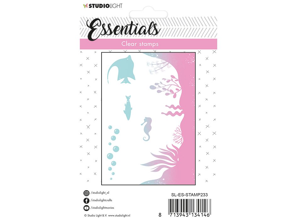 Studiolight Essentials Clear Stamps – Silhouette Aquarium
