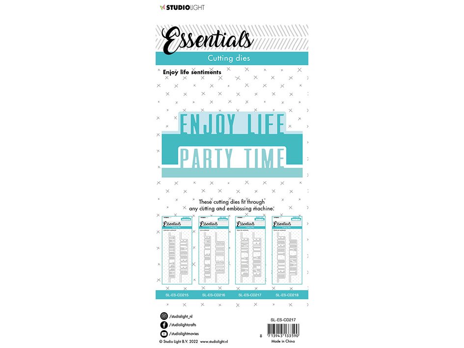 Studiolight Essentials Die – Enjoy life Sentiments