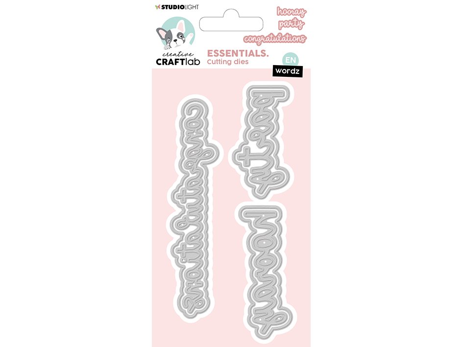 Studiolight Essentials Wordz Dies - Congratulations