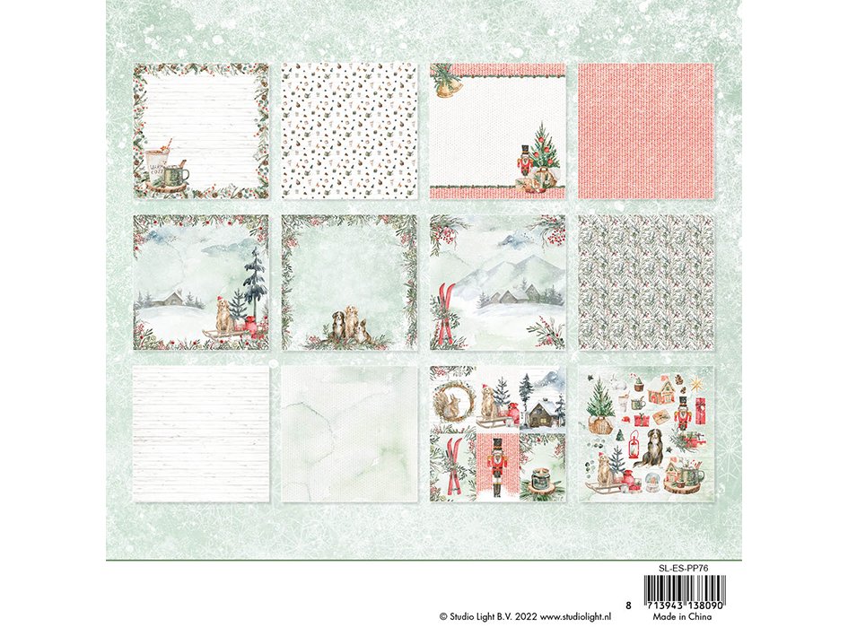 Studiolight - Christmas 3 - Paper Pad - 8 x 8"