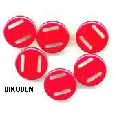 Bazzill: Ribbon Brads 25mm Round - Kisses