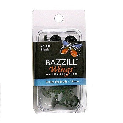 Bazzill - Brads - 10mm - Black