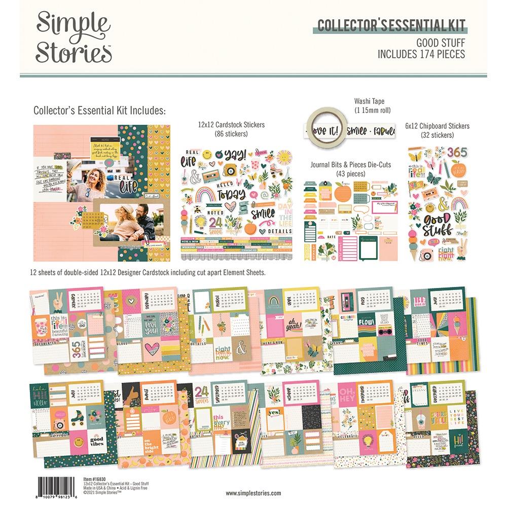 Simple Stories - Good Stuff - Collectors Essentials Kit - 12 x 12"