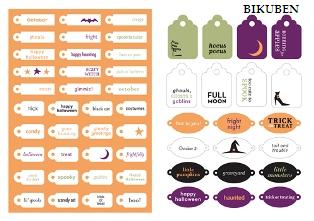 MM: Halloween cardstock tags
