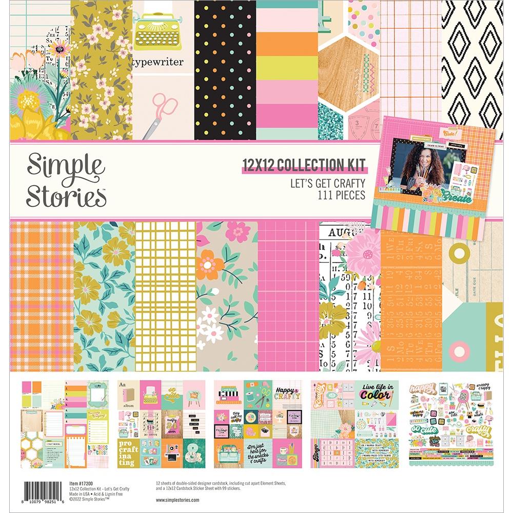 Simple Stories - Lets get crafty - Collection Kit  - 12 x 12"