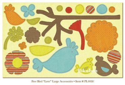 Penny Lane: Free Bird - "Love" Large Accessories